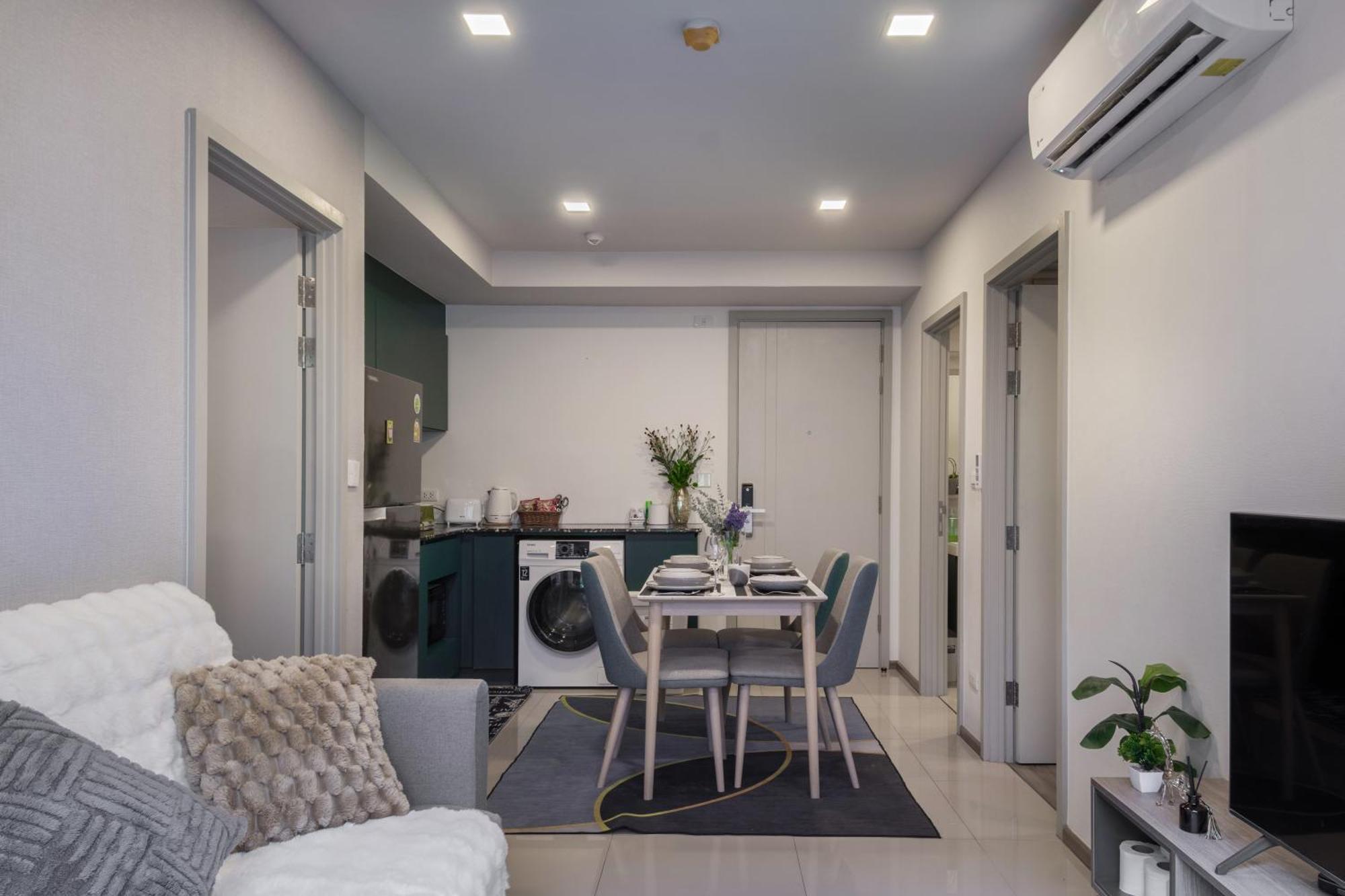 Ferienwohnung Brissluxe At Bts Onnut Sukumvit 50 Bangkok Exterior foto