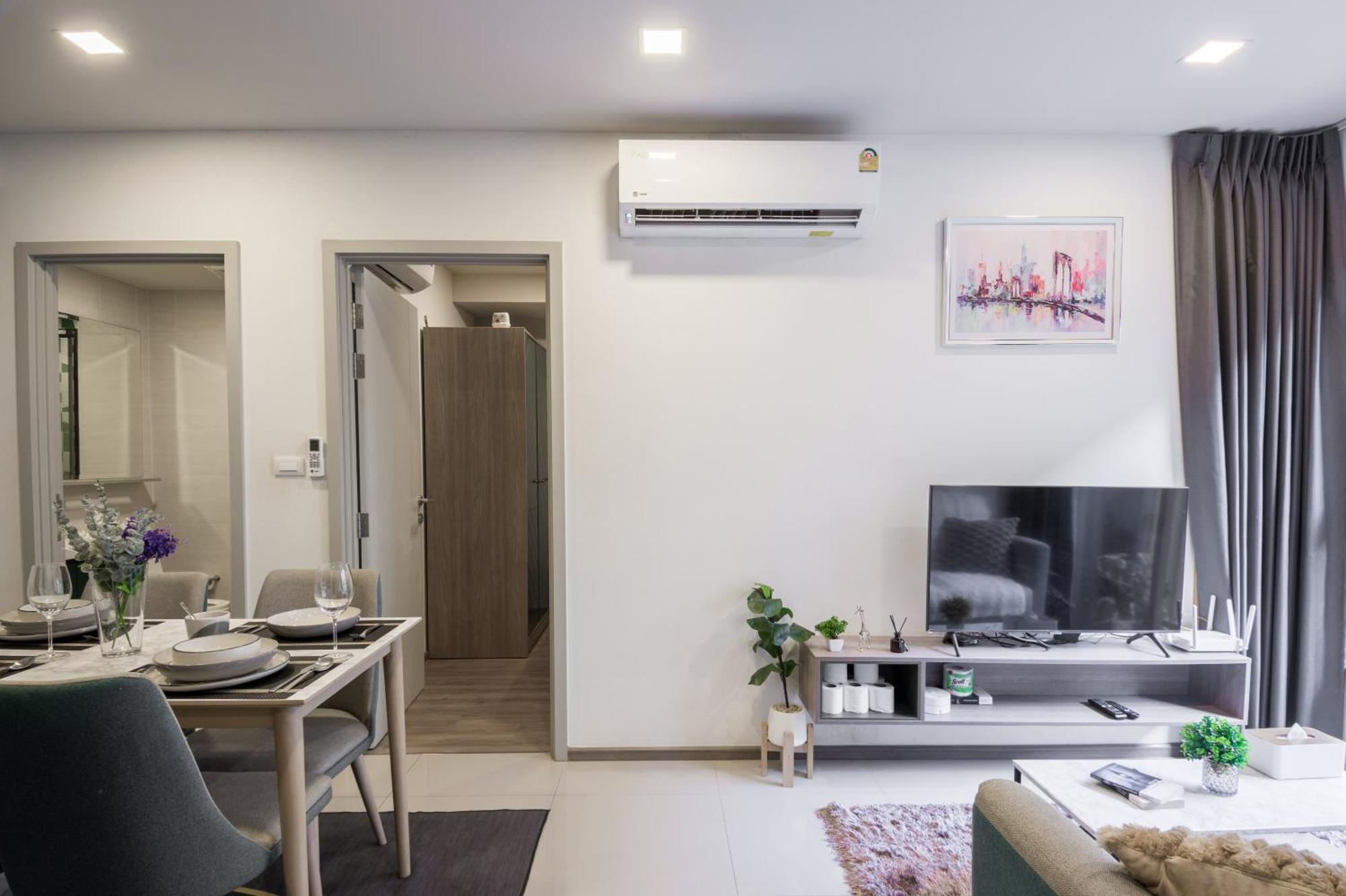 Ferienwohnung Brissluxe At Bts Onnut Sukumvit 50 Bangkok Exterior foto